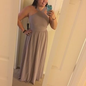 Taupe Lulu’s Maxi Dress